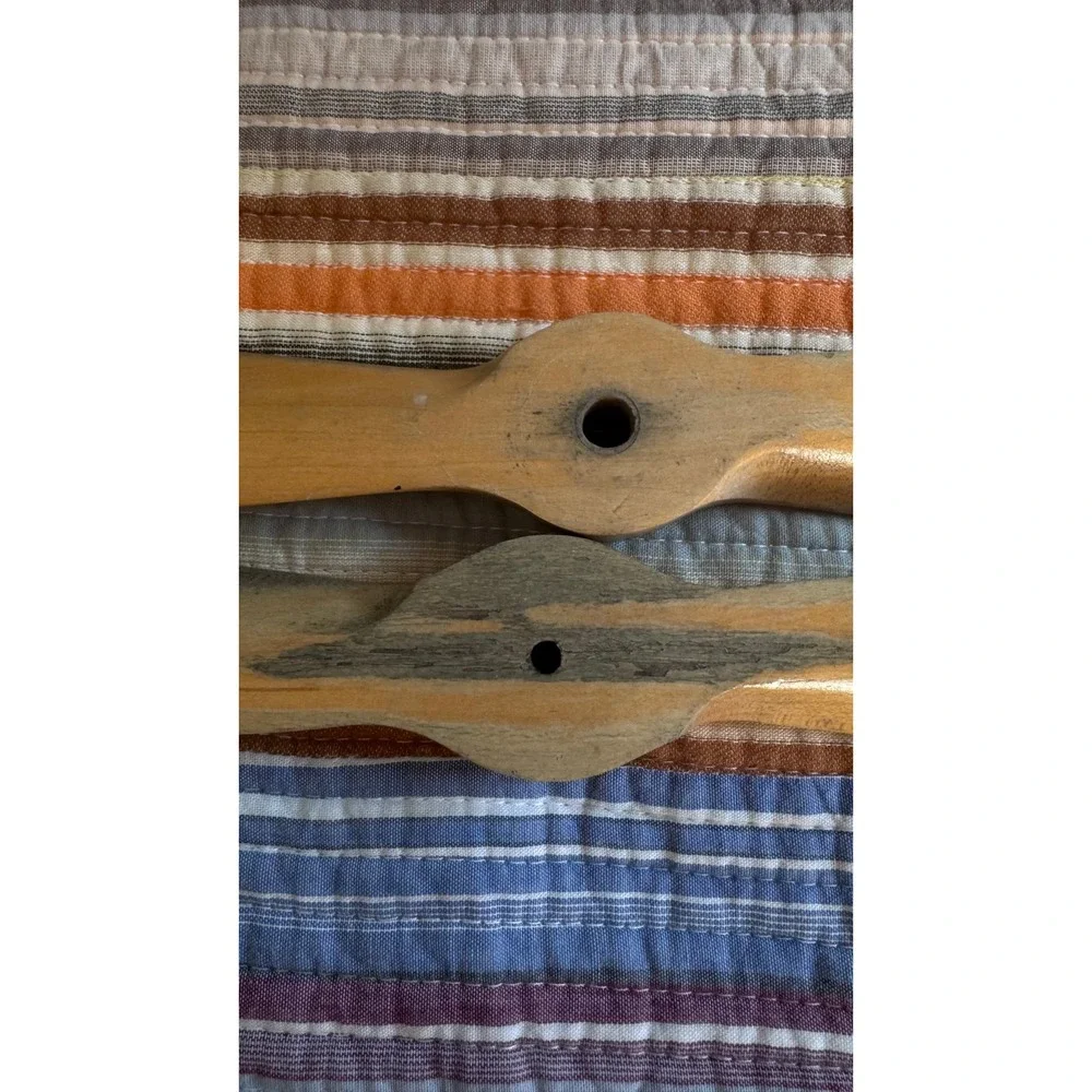 Vtg Zinger Wood RC Propellers 20-10 and 22-10 Model Airplane Parts Pair Decor